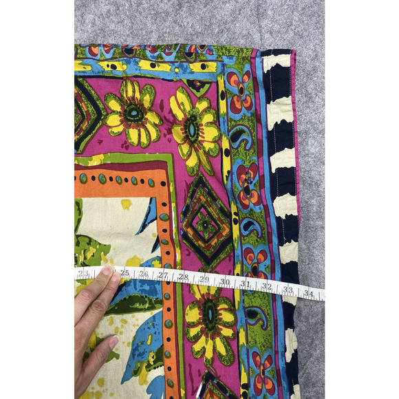 J Peterman Dress Womens Small/ Medium Pink Floral Kraftan Maxi - Picture 10 of 12